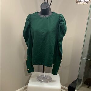 Elegant Green Women's Top